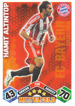 Hamit Altintop Bayern Munchen 2010/11 Topps MA Bundesliga #230